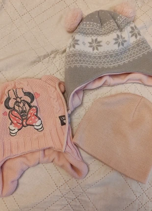 Set tris cuffie bambina minnie, marque: Primark, état: Très bon état, taille: 1-2 ans, 49 cm, 5,00 €, 5,95 € Protection acheteurs incluse