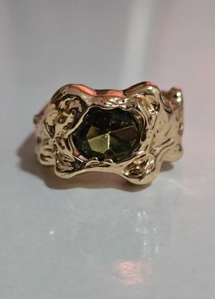 Anillo dorado ajustable piedra verde, marque: Local, état: Neuf sans étiquette, taille: Ajustable, 4,99 €, 5,94 € Protection acheteurs incluse