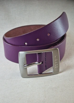 True vintage Gürtel Leder Ledergürtel Esprit lila 90er 90s 2000s 2000s Grunge boho 80 85, merk: true vintage, staat: Goed, maat: 85 cm, € 14,00, € 15,40 inclusief Kopersbescherming