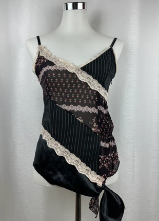 Black Patchwork Lace Cami, brand: Vintage Dressing, condition: Very good, size: S / 36 / 8, €17.00, €18.55 includes Buyer Protection