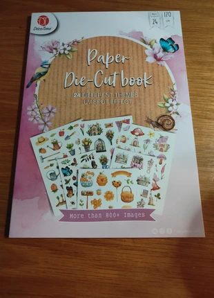 Paper die-cut book, merk: DécoTime, staat: Nieuw met prijskaartje, € 2,50, € 3,33 inclusief Kopersbescherming