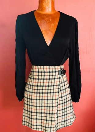 🧡 Superbe jupe beige à rayures orangées et noires 🧡, brand: Sinéquanone, condition: Very good, size: M / 38 / 10, €29.00, €31.15 includes Buyer Protection