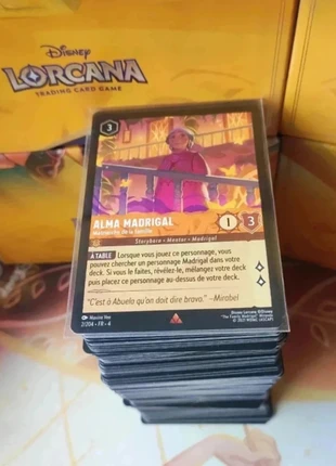 Lot de 800 cartes Disney Lorcana françaises sans double, marke: Disney, zustand: Neu, 57,50 €, 61,08 € inklusive Vinted-Käuferschutz