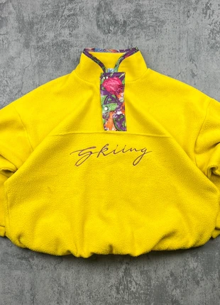 Vintage 80s/90s Yellow Crazy Fleece Skiing Pullover – Size L – Retro Winter Jacket, marque: Vintage Dressing, état: Très bon état, taille: L / 40 / 12, 35,00 €, 37,45 € Protection acheteurs incluse