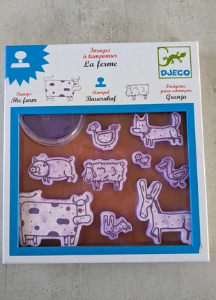 Images à temponner la ferme, brand: Djeco, condition: Very good, size: One size, €2.00, €2.80 includes Buyer Protection