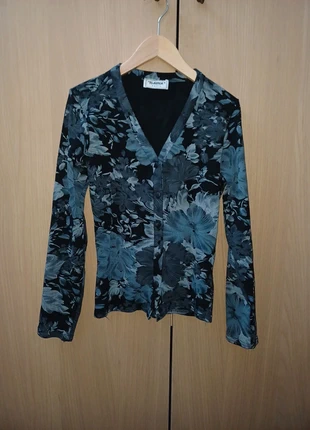 Aansluitende blouse grijstinten., marque: Twister, état: Très bon état, taille: XS / 34 / 6, 2,00 €, 2,80 € Protection acheteurs incluse