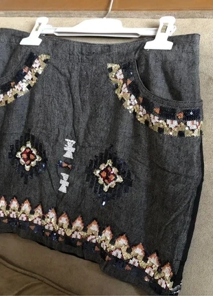 Mini jupe ethnique, marque: See U Soon, état: Très bon état, taille: S / 36 / 8, 3,00 €, 3,85 € Protection acheteurs incluse