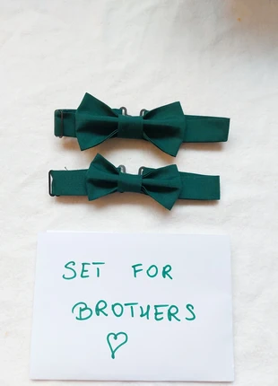 Set brothers Bow tie Fliege gravata borboleta papillon cravatta querbinder Christmas Noël Kerst, merk: Atelier Daily Elegance, staat: Nieuw met prijskaartje, € 15,99, € 17,49 inclusief Kopersbescherming Pro