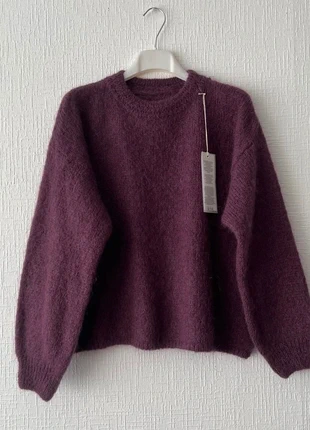 Pull violet foncé à manches longues 40% en mohair, marque: Boutique indépendante, état: Très bon état, taille: S / 36 / 8, 39,00 €, 41,65 € Protection acheteurs (Pro) incluse