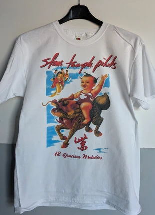 T-shirt bianca | Stone Temple Pilots | 12 Gracious Melodies, brand: nobrand, condizioni: Ottime, taglia: L, €13.00, €14.35 include la Protezione acquisti Pro