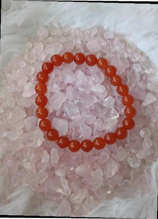 Bracelet en Cornaline, marque: Natural, état: Très bon état, 3,95 €, 4,85 € Protection acheteurs (Pro) incluse