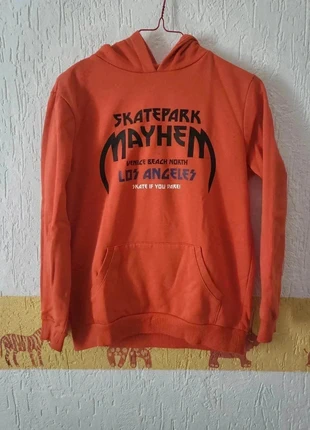 Sweat à capuche orange multicolore taille 12 ans très bon état primark, marque: Primark, état: Très bon état, taille: 12 ans / 152 cm, 4,00 €, 4,90 € Protection acheteurs incluse