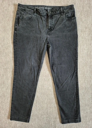 M&S Relaxed Skinny Jeans Women’s UK 14 Long – Black Mix Stretch Denim, brand: Marks & Spencer, condition: Very good, size: M / UK 12-14, £5.45, £6.42 includes Buyer Protection