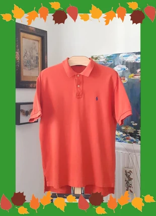 🟠 Polo vintage Ralph Lauren – Orange vif & logo contrasté – L, marque: Ralph Lauren, état: Très bon état, taille: L, 19,90 €, 21,60 € Protection acheteurs incluse
