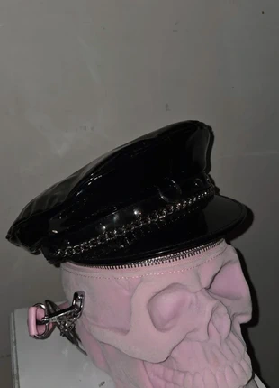 Killstar lack pvc latex look cap very rare and hard to find, merk: Killstar, staat: Heel goed, maat: Universele maat, € 39,00, € 41,65 inclusief Kopersbescherming