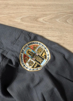 Chemise de travail Los Angeles USA vintage grise taille M manche courte ample, merk: Vintage Dressing, staat: Heel goed, maat: M, € 19,90, € 21,60 inclusief Kopersbescherming Pro