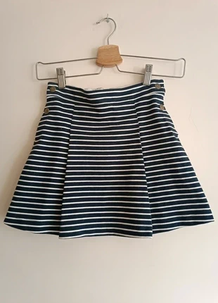 Jupe Marin Rayures Fines Bleu Marine Blanc 8 ans, marque: Petit Bateau, état: Très bon état, taille: 8 ans / 128 cm, 5,50 €, 6,48 € Protection acheteurs incluse