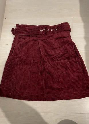 Jupe bordeaux effet daim Etam – taille S, brand: Etam, condition: Very good, size: S / 36 / 8, €6.00, €7.00 includes Buyer Protection