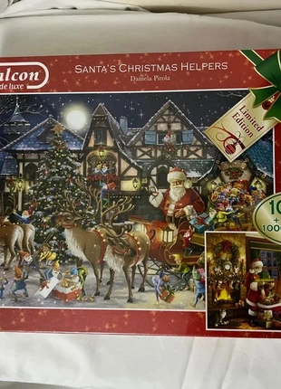 New sealed pair of limited edition 1000 piece Christmas jigsaw puzzles, brand: Falcon, condition: New with tags, £10.00, £11.20 includes Buyer Protection