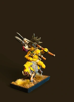 Ork Boss on boar for Warhammer, staat: Heel goed, € 22,00, € 23,80 inclusief Kopersbescherming