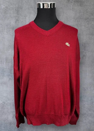 |Pull Lacoste Col V | Bordeaux - Rouge | XL | #2, brand: Lacoste, condition: Very good, size: XL, €25.00, €26.95 includes Buyer Protection Pro