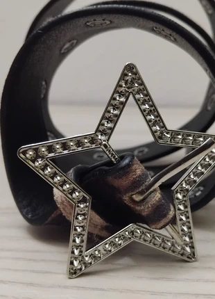 Leopard Studded Belt • Y2K / Punk / Grunge / Cyber • Vintage Animal Print Accessory, marke: Punk, zustand: Neu, größe: 110, 11,00 €, 12,25 € inklusive Vinted-Käuferschutz