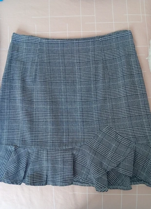 Jupe volants prince de galles, merk: Shein, staat: Nieuw zonder prijskaartje, maat: XS / 34 / 6, € 3,00, € 3,85 inclusief Kopersbescherming