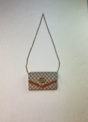 Gucci GG Marmont – Bolso Cadena Monogram Beige / Brown, marque: Gucci, modèle: GG Marmont, état: Très bon état, 767,95 €, 783,31 € Protection acheteurs incluse