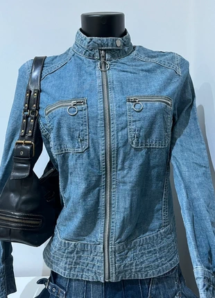 veste denim jeans jacket vintage zip zipper, marque: Vintage Dressing, état: Très bon état, taille: M / 38 / 10, 30,00 €, 32,20 € Protection acheteurs incluse