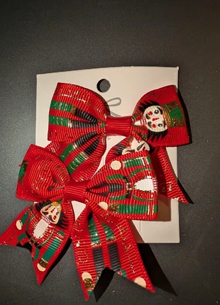 🎀 Kerst haarclipjes met strik – nieuw, marque: Handgemaakt, état: Neuf avec étiquette, 2,50 €, 3,33 € Protection acheteurs incluse