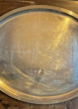 Plateau vintage argenté, marque: Inconnu, état: Bon état, 100,00 €, 105,70 € Protection acheteurs incluse