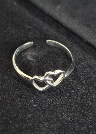 Aanpasbare ring met hartjes, état: Neuf sans étiquette, taille: Ajustable, 3,00 €, 3,85 € Protection acheteurs incluse
