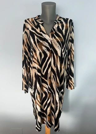 Tunique Made in Italy taille unique – tons noir, blanc & marron – style chic et fluide, marca: Made In Italy, estado: Muy bueno, tamaño: Talla única, 7,00 €, 8,05 € Protección al comprador Pro incluida