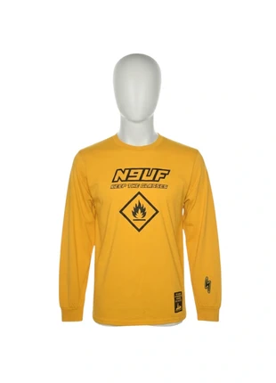 T shirt manches longues graphique homme jaune taille S, marca: Gildan, estado: Muito bom, tamanho: S, €10.00, €11.20 inclui Proteção do Comprador Pro