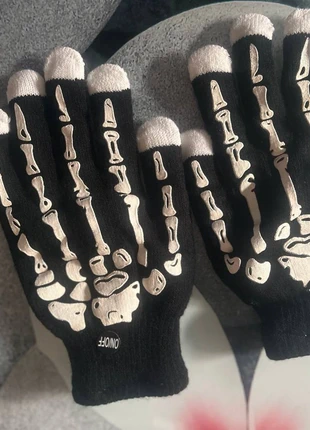 Guantes Invernales Esqueleto – Luces LED Verde, Azul y Roja, marca: Local, estado: Muito bom, tamanho: Tamanho único, €28.00, €30.10 inclui Proteção do Comprador