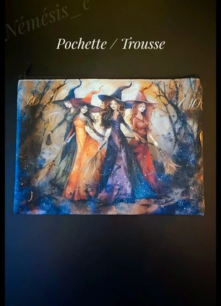 Pochette / Trousse Sorcière 🖤 Modèle Witch A, marque: OCCULT, état: Neuf sans étiquette, 10,00 €, 11,20 € Protection acheteurs (Pro) incluse