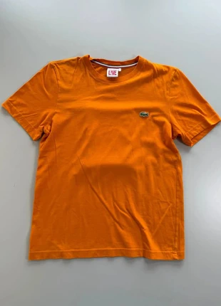 T-shirt Lacoste Orange taille S, marke: Lacoste, zustand: Sehr gut, größe: S, 12,00 €, 13,30 € inklusive Vinted-Käuferschutz
