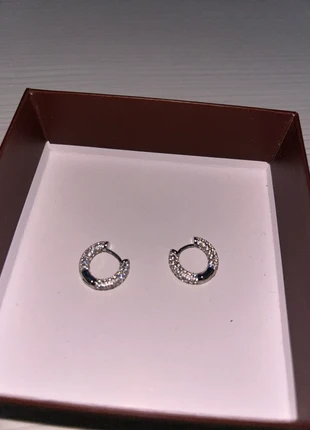 orecchini zirconati chiusura clic, marque: CHROME, état: Neuf sans étiquette, 10,00 €, 11,20 € Protection acheteurs incluse