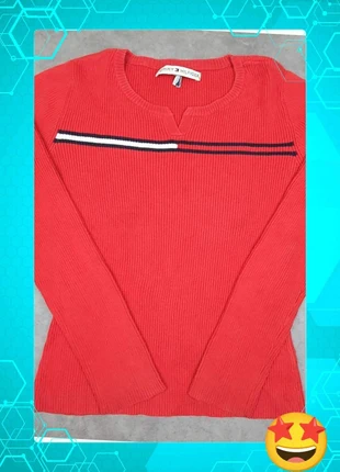 Pull côtelé rouge Marque Tommy Hilfiger femme Taille non indiquée, marque: Tommy Hilfiger, état: Très bon état, taille: Autre, 10,00 €, 11,20 € Protection acheteurs (Pro) incluse