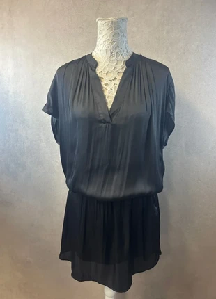 Robe noire ample fluide – H&m – Taille 42 – p1, brand: H&M, condition: Very good, size: L / 40 / 12, €7.20, €8.26 includes Buyer Protection Pro