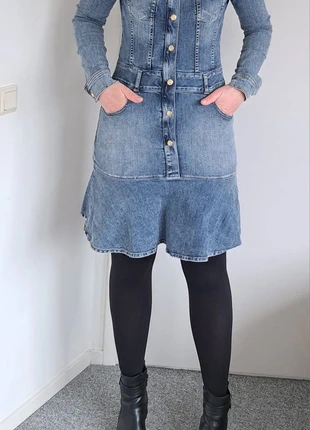 Josh V Jurk model Relena denim nieuwstaat, MAAT M twv €149, marque: Josh V, état: Très bon état, taille: M / 38 / 10, 34,99 €, 37,44 € Protection acheteurs incluse