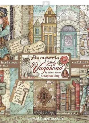 Lady Vagabond. Stamperia 20,3x20,3 cm. Bloc Scrap 10 hojas, marque: Stamperia, état: Neuf avec étiquette, 6,90 €, 7,95 € Protection acheteurs incluse