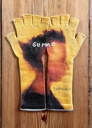 Gummo Gloves Handschuhe Stulpen Gloves fingerless Fingerlos Winter Jun Penélope, marque: Jun Penélope, état: Très bon état, taille: Taille unique, 55,00 €, 58,45 € Protection acheteurs incluse