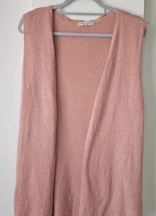 Gilet long sans manches rose – Made in Italy – Taille unique (M/L), staat: Goed, maat: Universele maat, € 4,00, € 4,90 inclusief Kopersbescherming