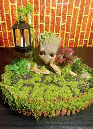 Diorama Groot garden 30x30 pezzo unico, marca: Marvel, estado: Novo sem etiquetas, tamanho: XL, €80.00, €84.70 inclui Proteção do Comprador