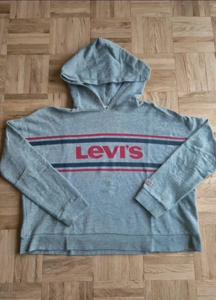 Sweat à capuche / hoodie femme gris Levi's taille M, brand: Levi's, condizioni: Buone, taglia: M / IT 42 / EU 38, €5.00, €5.95 include la Protezione acquisti