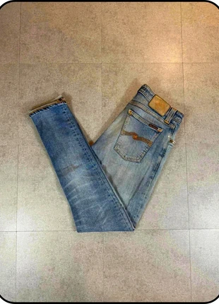 👖 Jean Nudie Jeans Co – W29 L32 – Slim – Délavé clair, marque: Nudie Jeans, état: Très bon état, taille: W29 | FR 38, 20,00 €, 21,70 € Protection acheteurs incluse