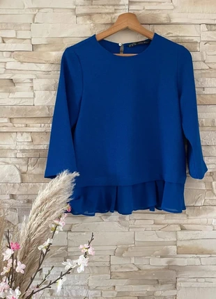 Blouse Zara T.M – Bleu électrique – Parfait état, marque: Zara, état: Très bon état, taille: M / 38 / 10, 8,00 €, 9,10 € Protection acheteurs incluse