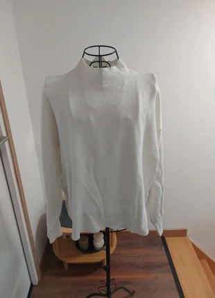 Pull blanc taille L, marca: Primark, estado: Novo sem etiquetas, tamanho: L / 40 / 12, €5.00, €5.95 inclui Proteção do Comprador