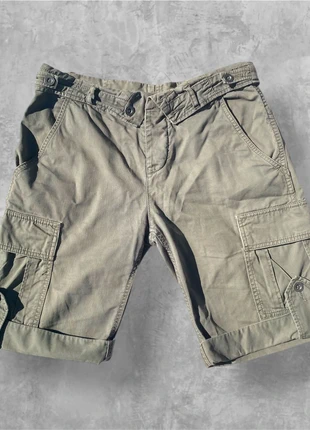 Cargo da donna Benetton verde cachi con tasche laterali – fit dritto, marque: Benetton, état: Très bon état, taille: M, 6,00 €, 7,00 € Protection acheteurs incluse